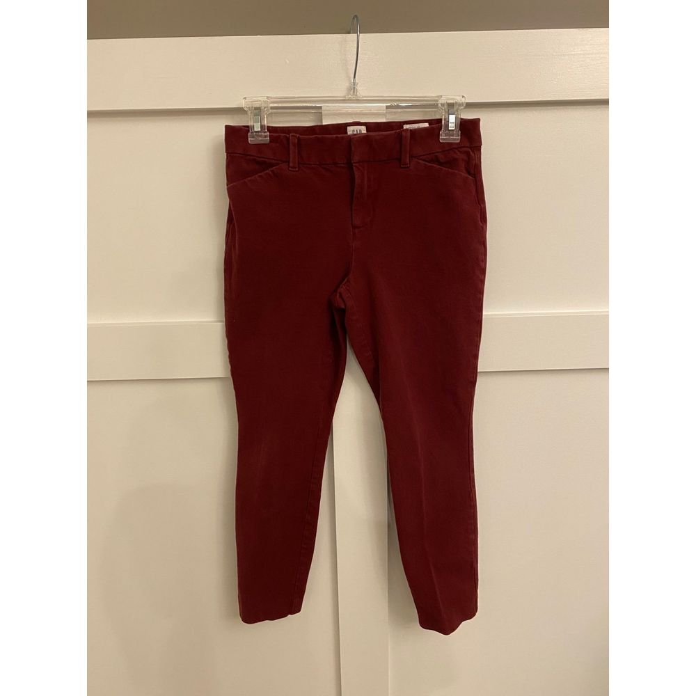 GAP‎ size 4 dark burgundy pants